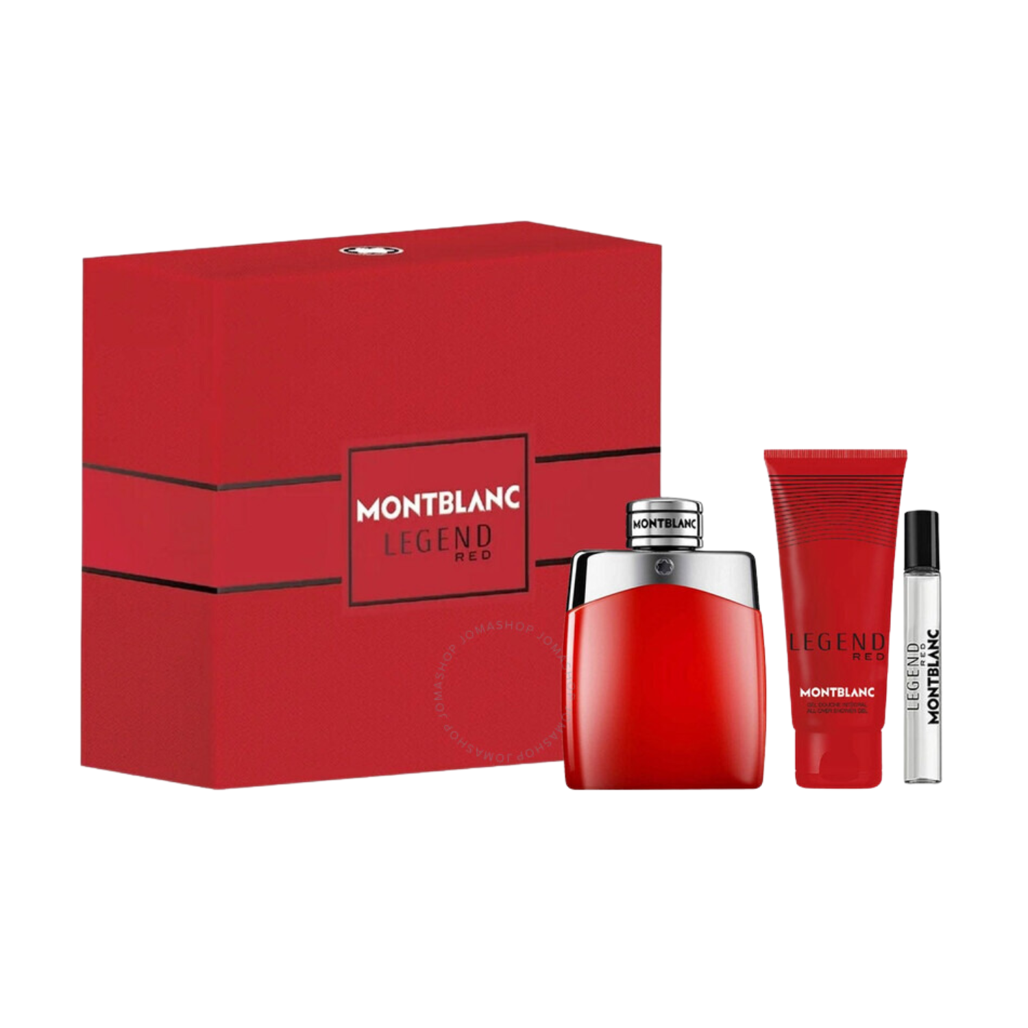 Set Montblanc Legend Red EDP 100ml + Mini EDP 7.5ml + Gel de Ducha 100ml Hombre