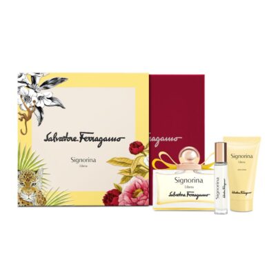 Set Salvatore Ferragamo Signorina EDP 100ml + Body Lotion 50ml + Mini EDP 10ml