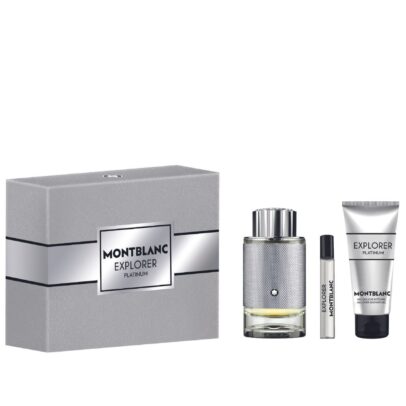 Set Montblanc Para Hombre Explorer Platinum