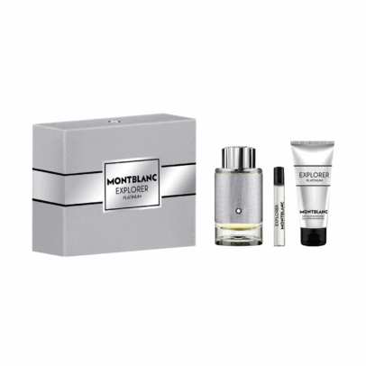 Set Montblanc Explorer Platinum EDP 100ml + Mini 7,5ml + Gel de Ducha 100ml
