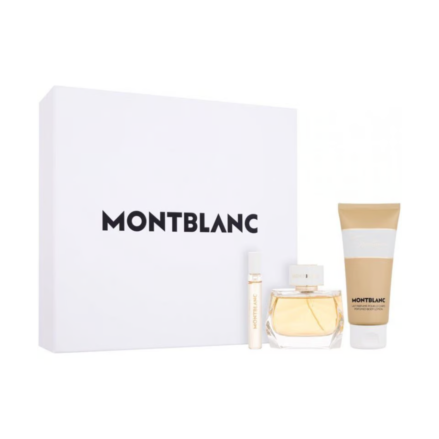 Set Montblanc Signature Absolue EDP 90ml + Mini EDP 7.5ml + Body Lotion 100ml Mujer