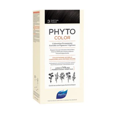 Tinte Phyto Phytocolor 3 Dark Brown 50ml