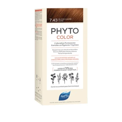 Tinte Phyto Phytocolor 7.43 Golden Copper Blonde 50ml
