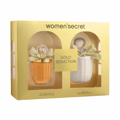Set Women Secret Gold Seduction EDP 100ml + Body Lotion 200ml