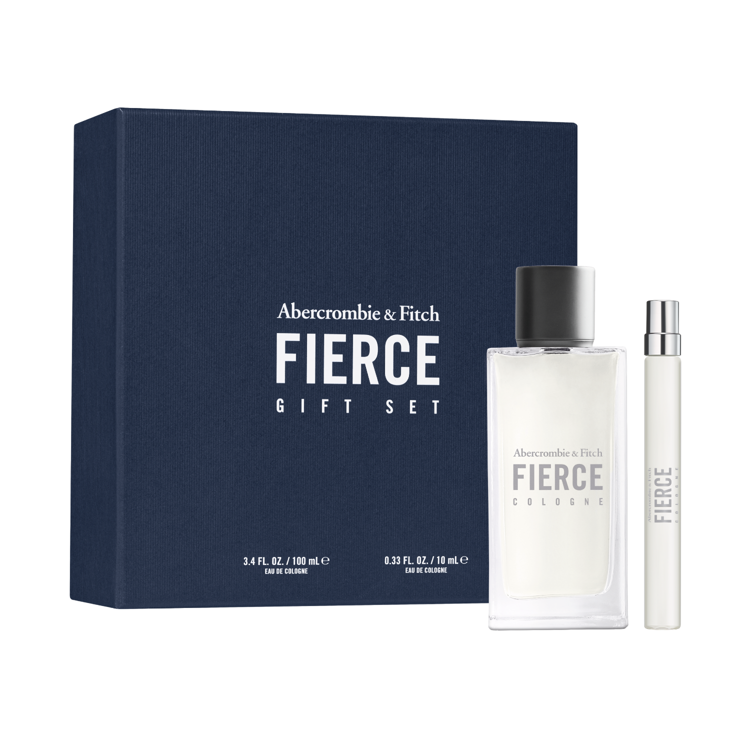 Set Abercrombie & Fitch Fierce Cologne EDC 100ml + Mini EDC 10ml