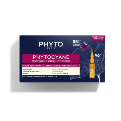 Tratamiento Anticaída Phytocyane Reactivo 12 Ampolletas x 5ml Mujer