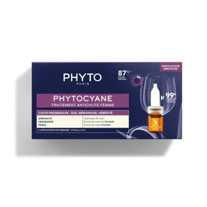 Tratamiento Anticaída Phytocyane Progresivo 12 Ampolletas x 5ml Mujer