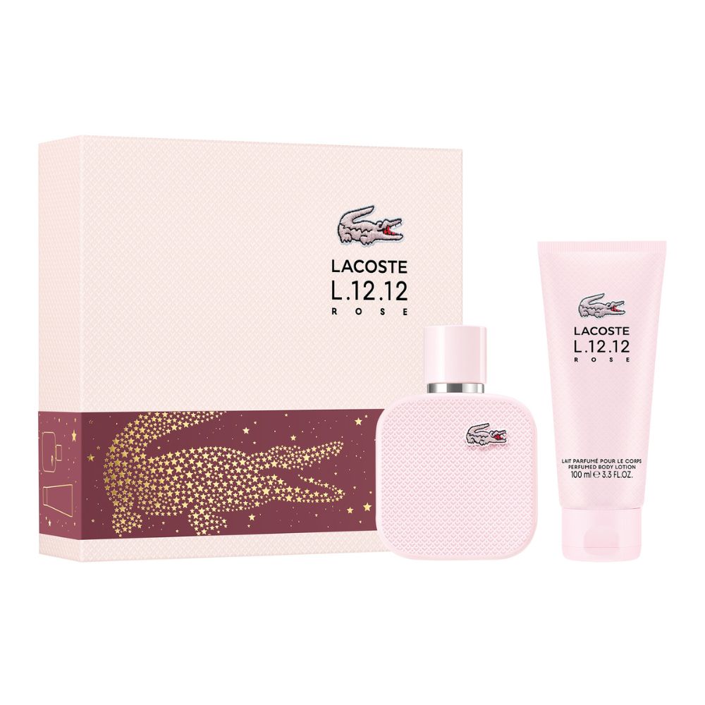 Set Perfume Mujer Lacoste L1212 Rose EDP50+BL100 S2 25