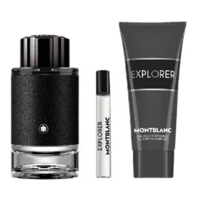 Set Perfume Hombre Montblanc Explorer Eau de Parfum 100ml 3 pcs