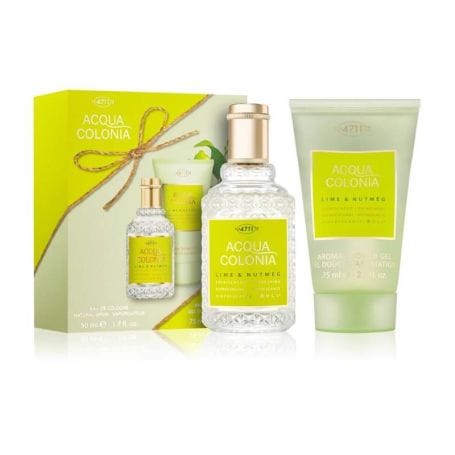 4711 acqua colonia lime nutmeg pack eau de toilette y gel de ducha