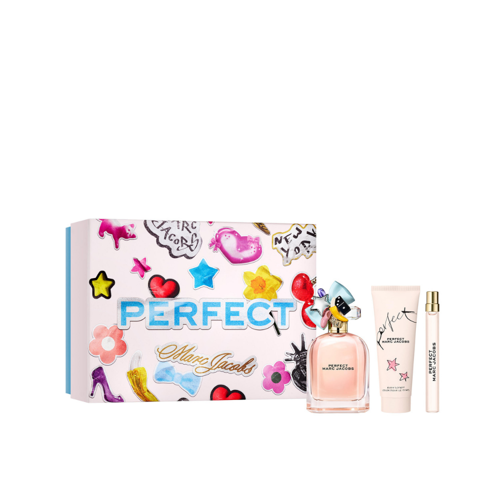 Perfume Set Marc Jacobs Perfect Eau de Parfum 3pcs Mujer S26